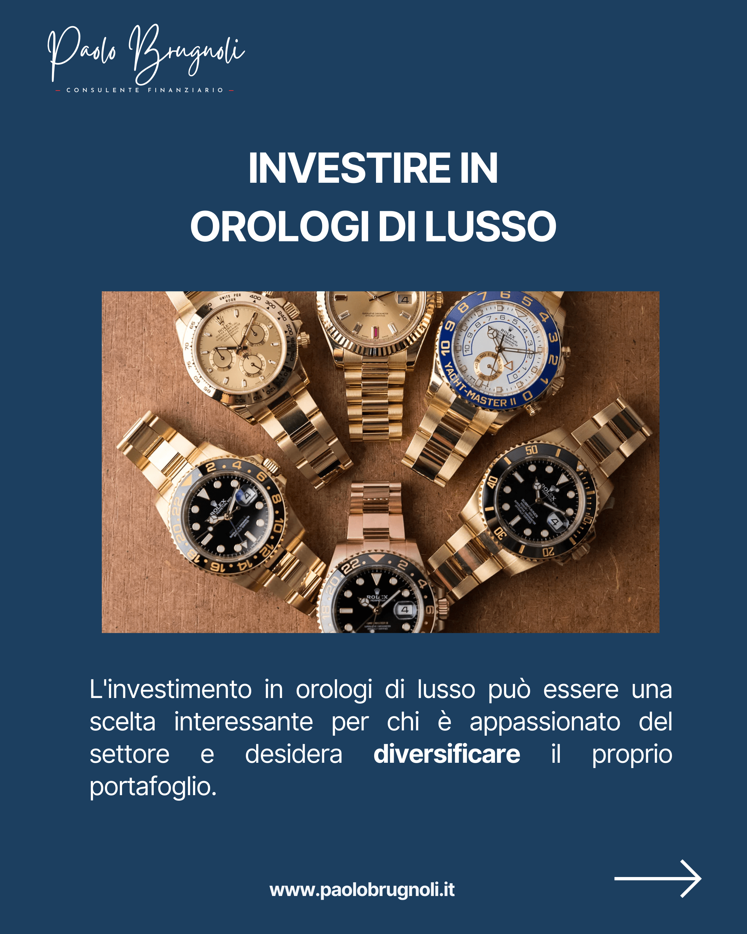 Investire in orologi di lusso