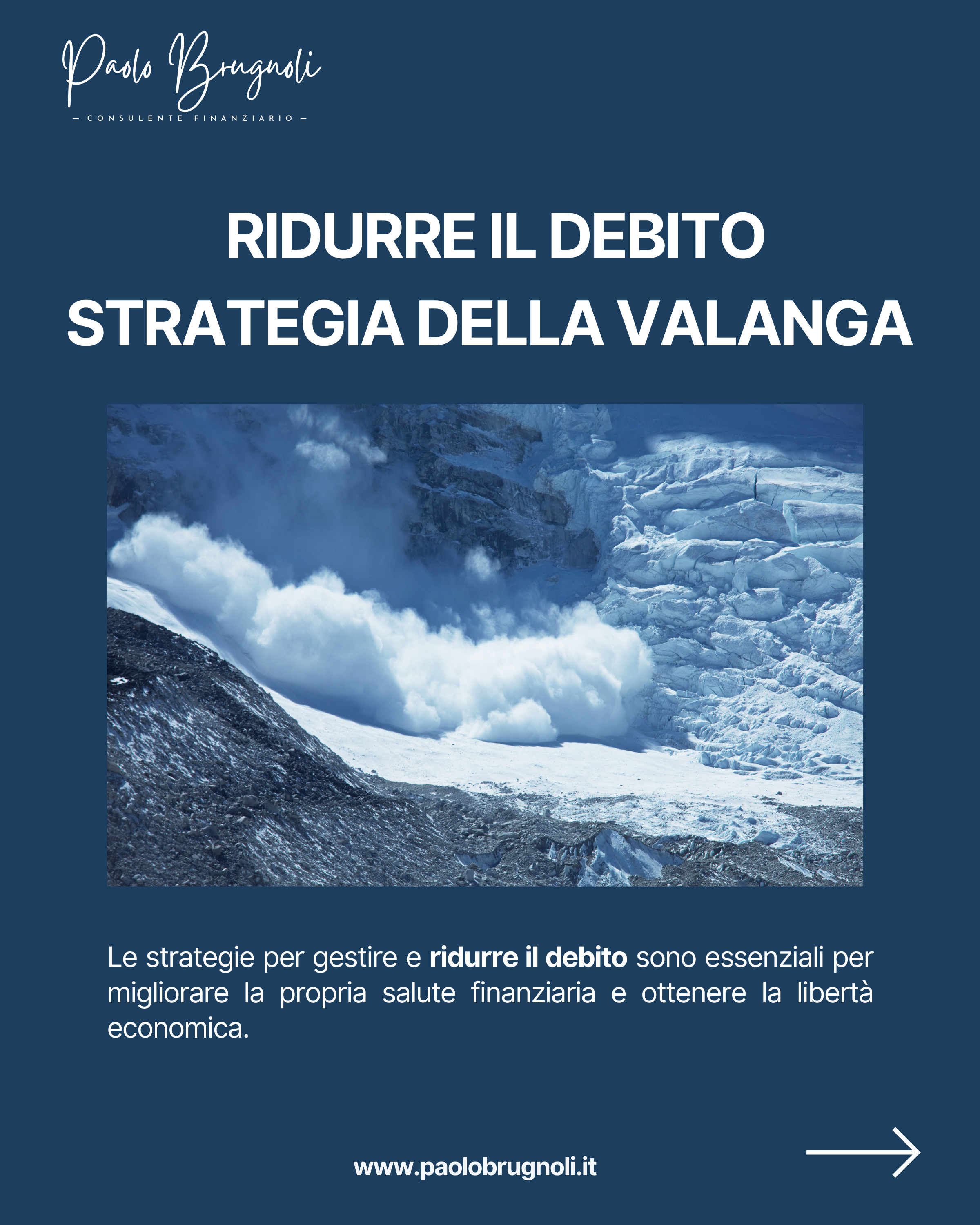 Riduzione del debito: strategia ‘Valanga’